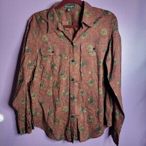 Lauren Jeans Co Ralph Lauren Woman’s XL Button Shirt Cotton